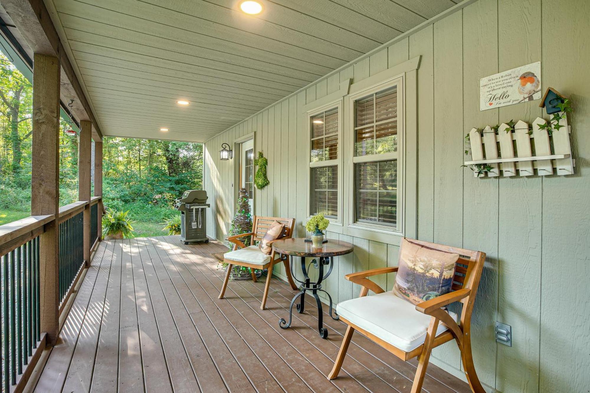 Idyllic Cabin In The Heart Of Hocking Hills Rockbridge Eksteriør bilde