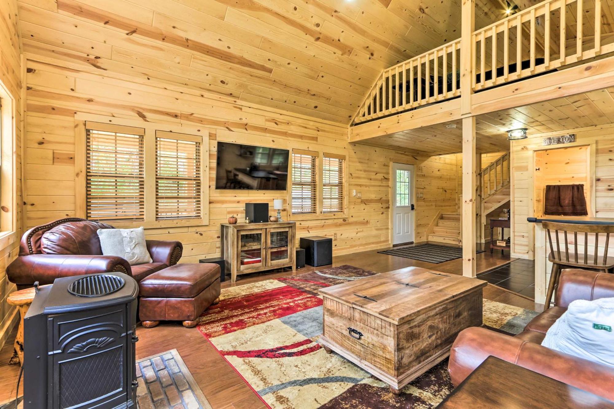 Idyllic Cabin In The Heart Of Hocking Hills Rockbridge Eksteriør bilde